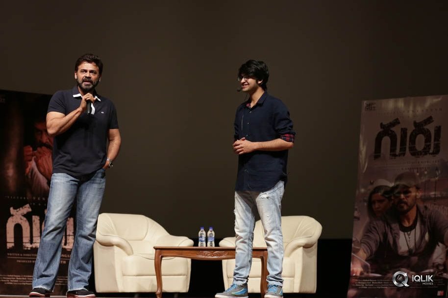 Venkatesh-Guru-Movie-Promotions-At-BITS-Hyderabad-Campus